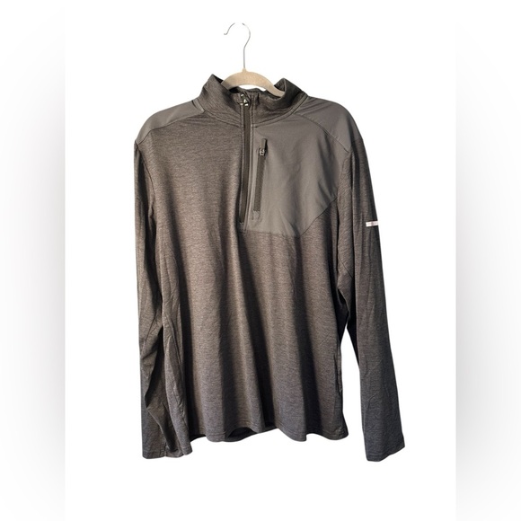 Tek Gear Men’s XL Quarter-Zip Pullover Gray Performance jacket - Picture 1 of 4